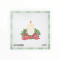 Red Ribbon Bobeche | Needlepoint Canvas