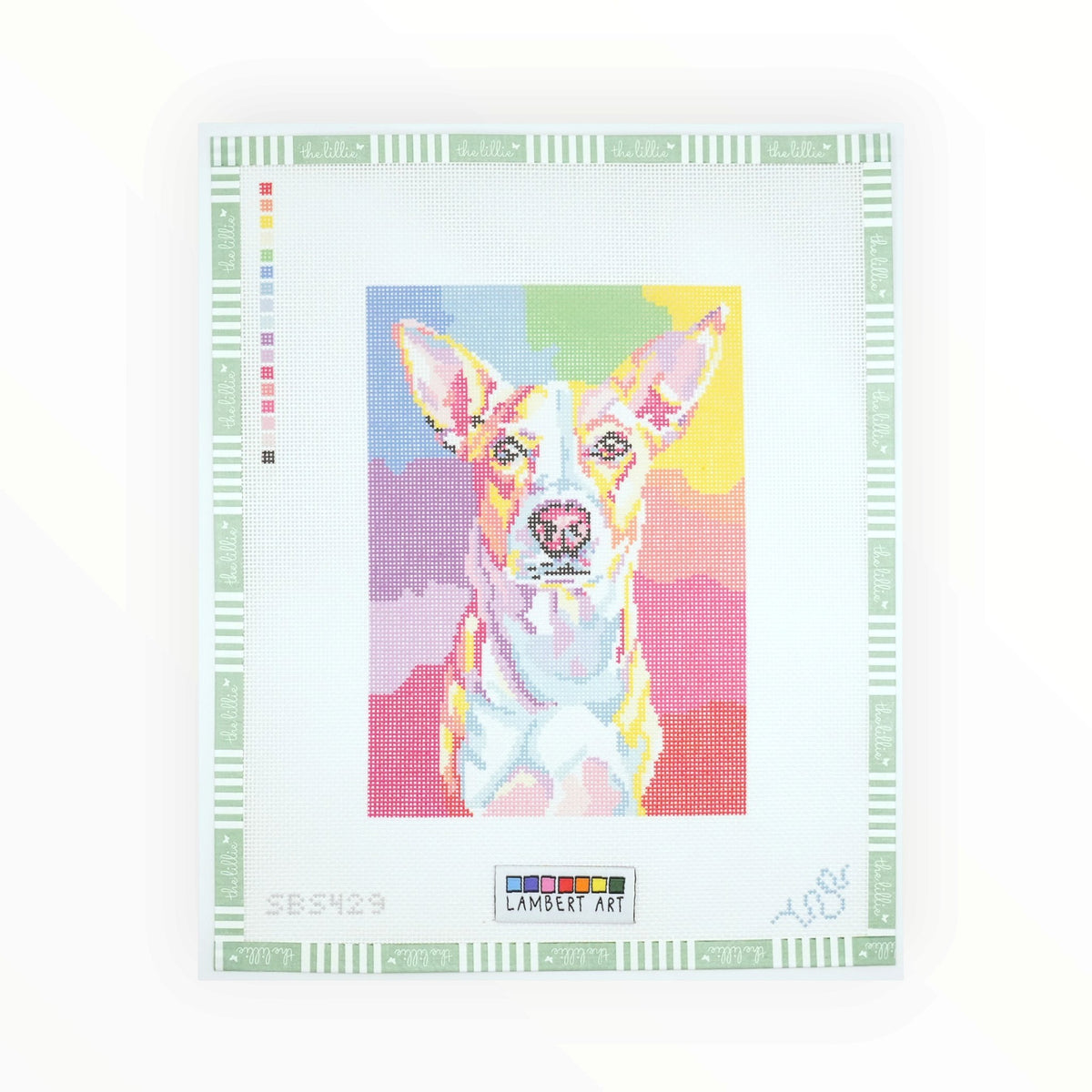 Lambert Art Basenji | Needlepoint Canvas