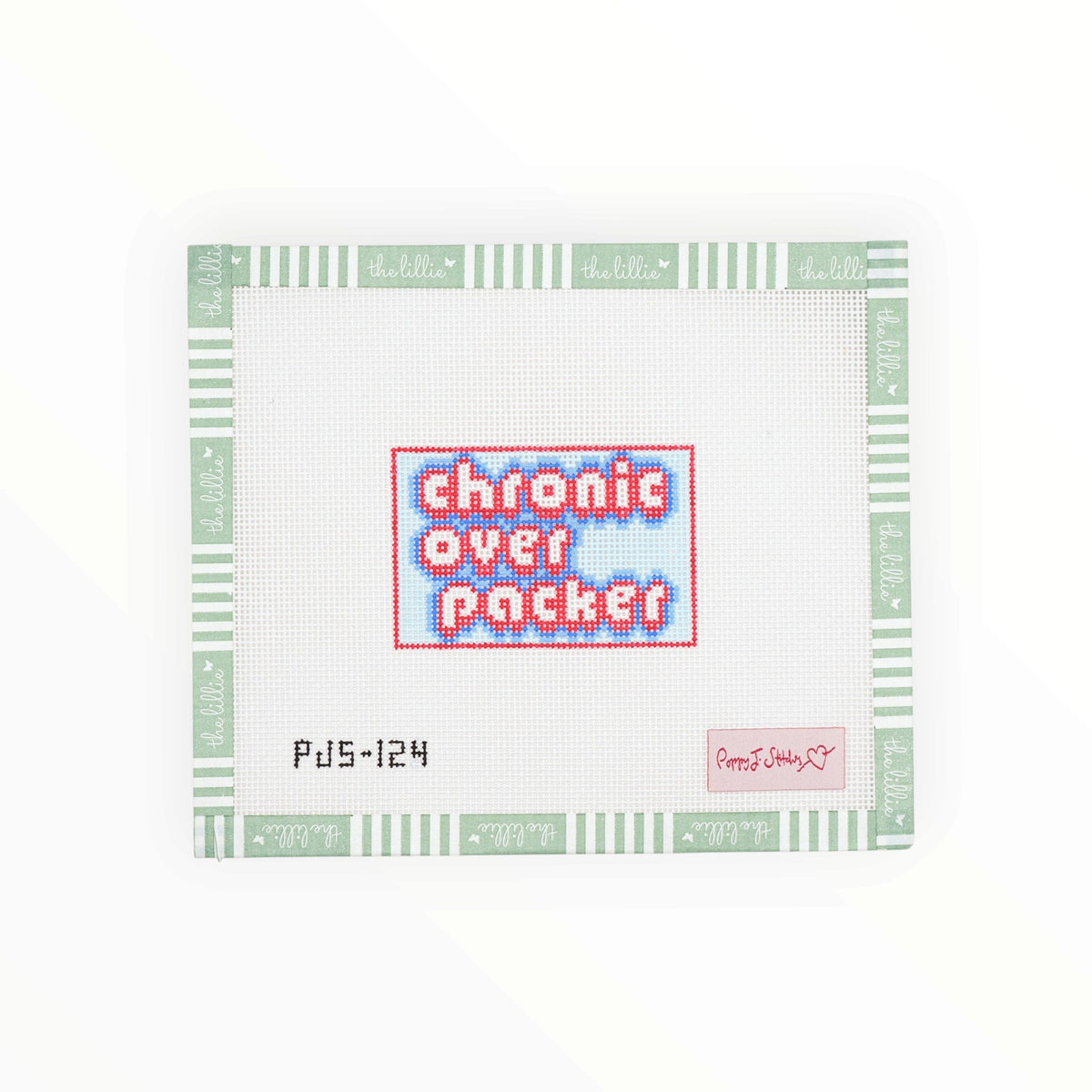 Chronic Overpacker | Needlepoint Canvas
