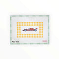 Gingham Race Car | Needlepoint Canvas