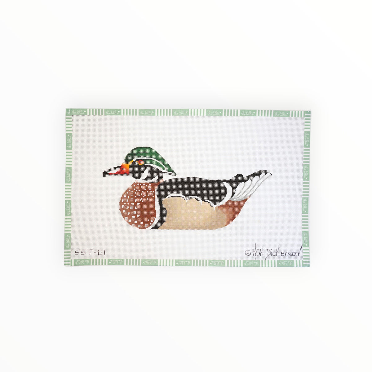 Wood Duck Decoy | Needlepoint Canvas