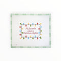 My favorite color is Christmas lights | Needlepoint Canvas