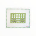 Green Squares Clutch | Needlepoint Canvas