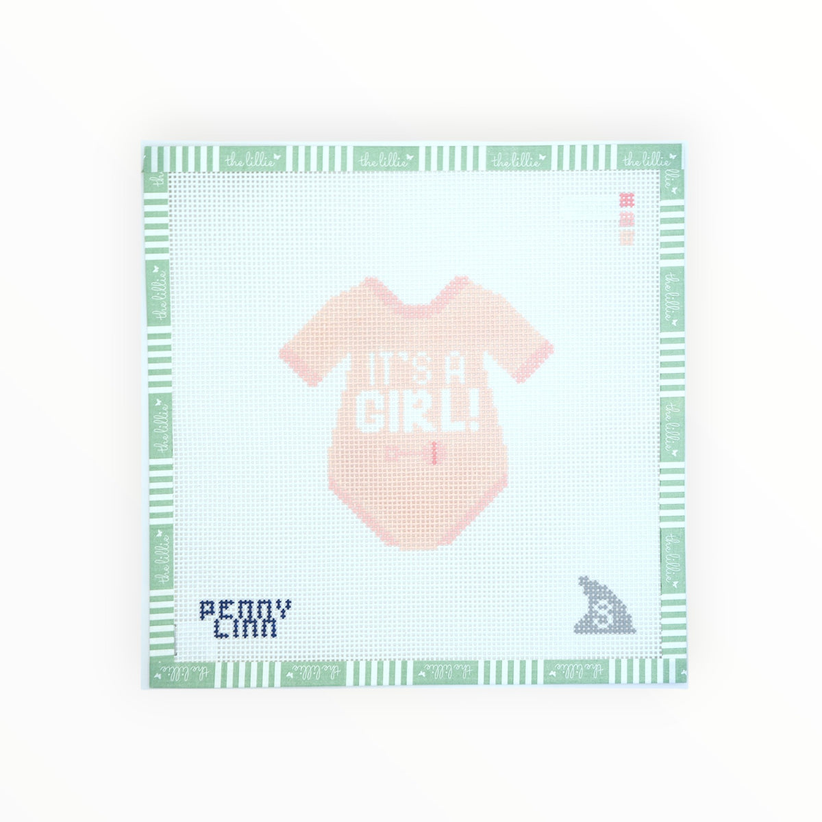 It's a Girl! Onesie | Needlepoint Canvas