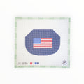 American Flag Kiss Lock Bag | Needlepoint Canvas