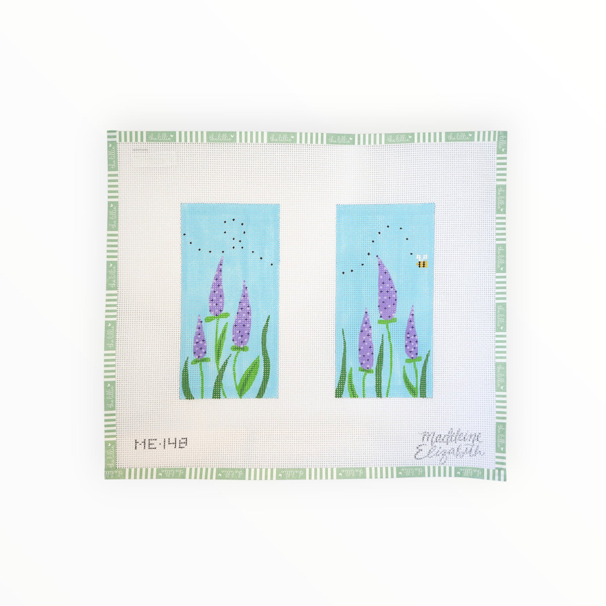 Lavender Eyeglass Case | Needlepoint Canvas
