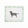 "Quincy" Black Labrador | Needlepoint Canvas