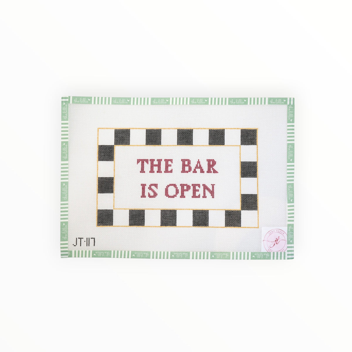 The Bar Is Open | Needlepoint Canvas