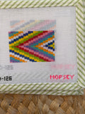 Rainbow V Mini Insert | Needlepoint Canvas