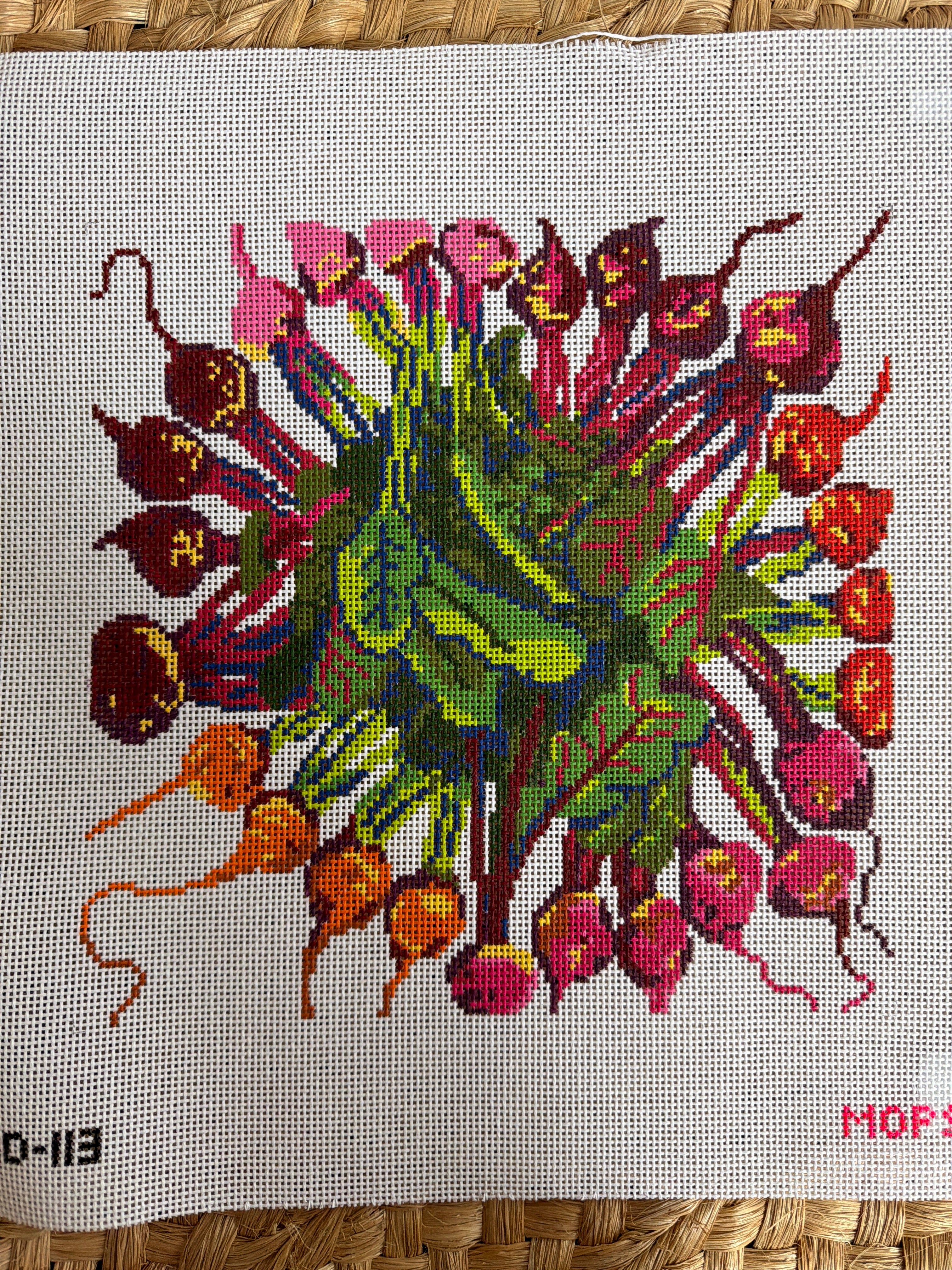 Beet Mandala | Needlepoint Canvas