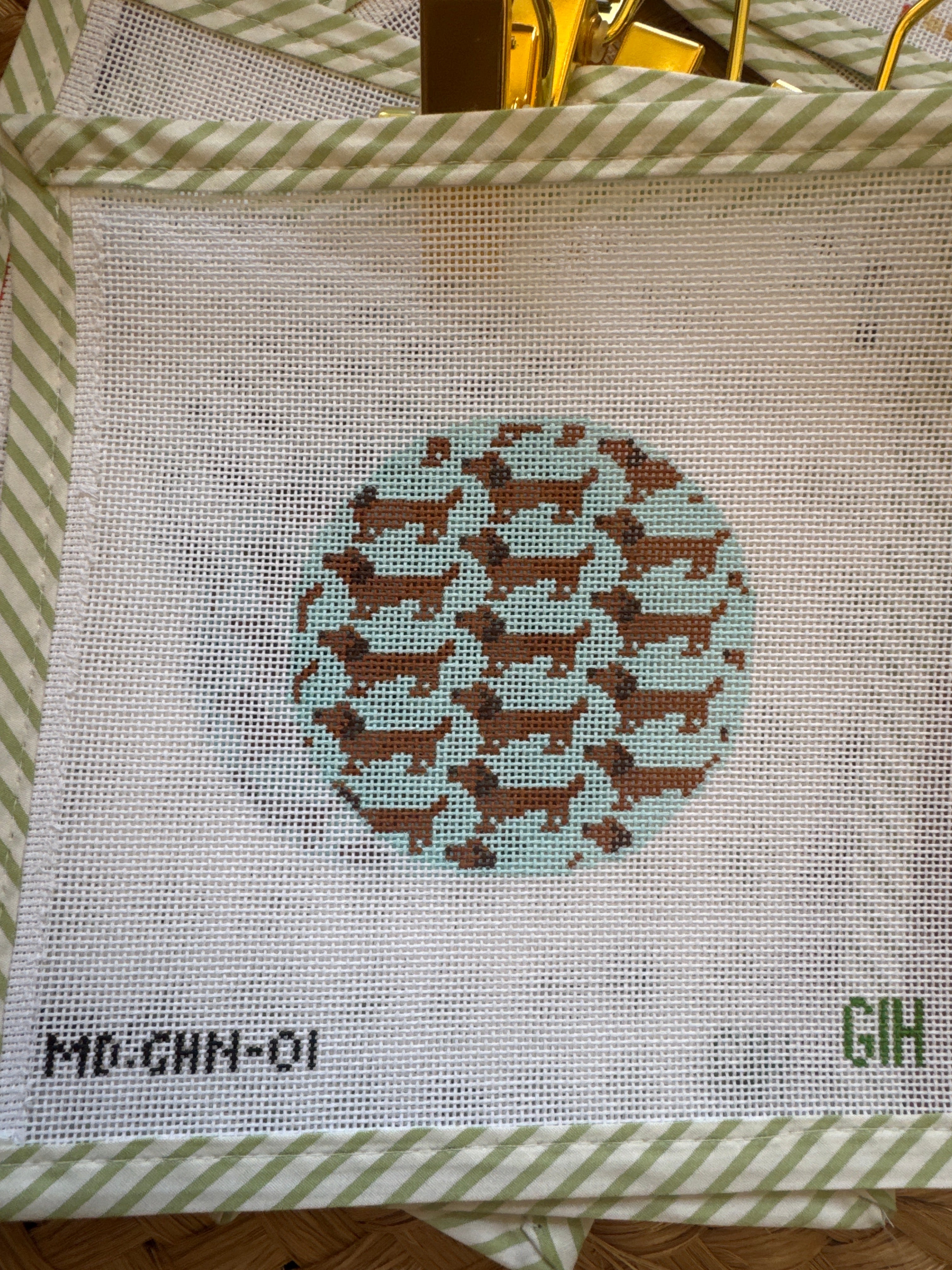 Dachshund | Needlepoint Canvas