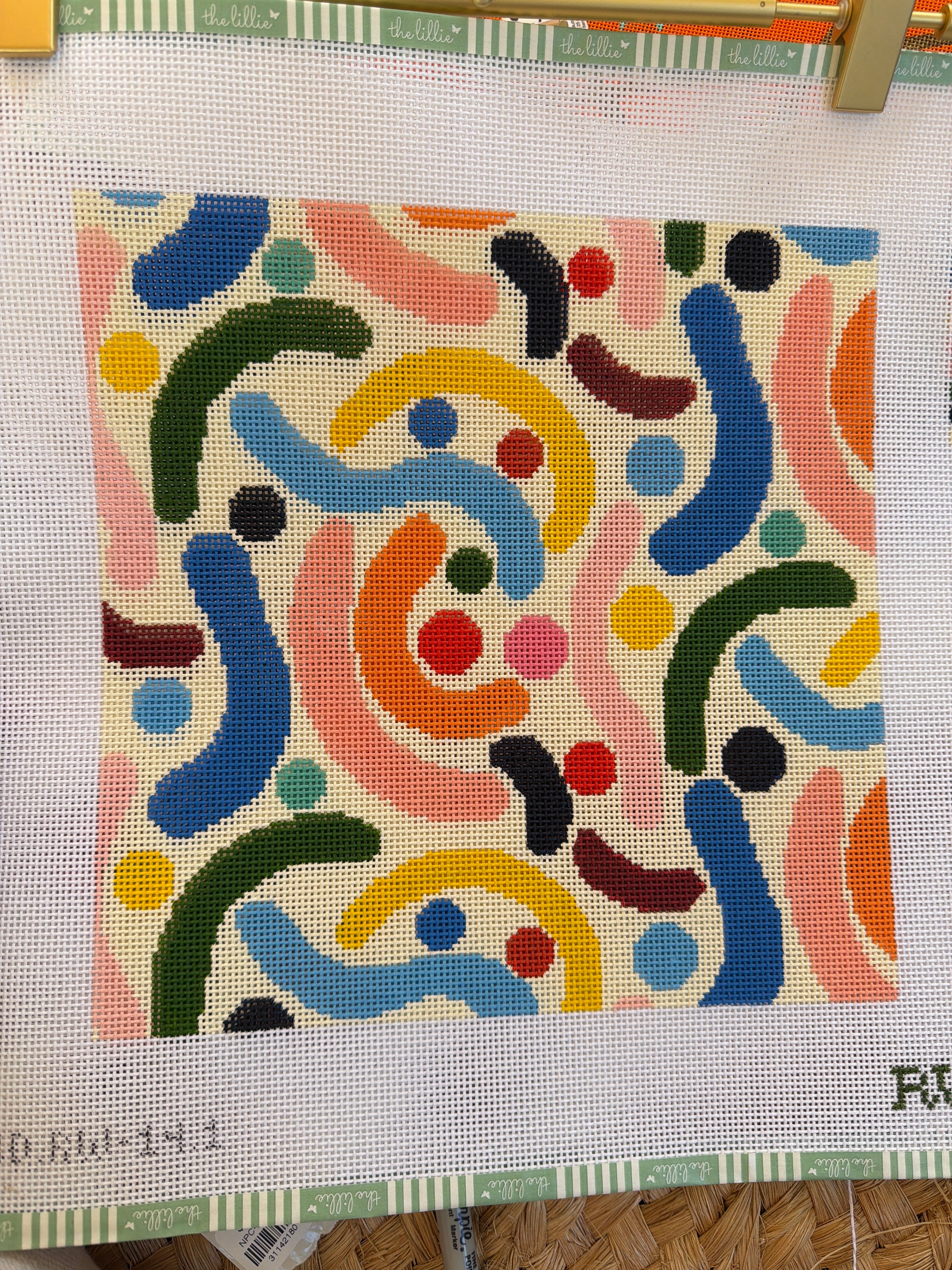 Squiggles | Needlepoint Canvas