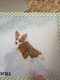 Corgi Looking Back | Needlepoint Canvas