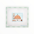 Florence Duomo Travel Stamp needlepoint canvas by Stitch Style