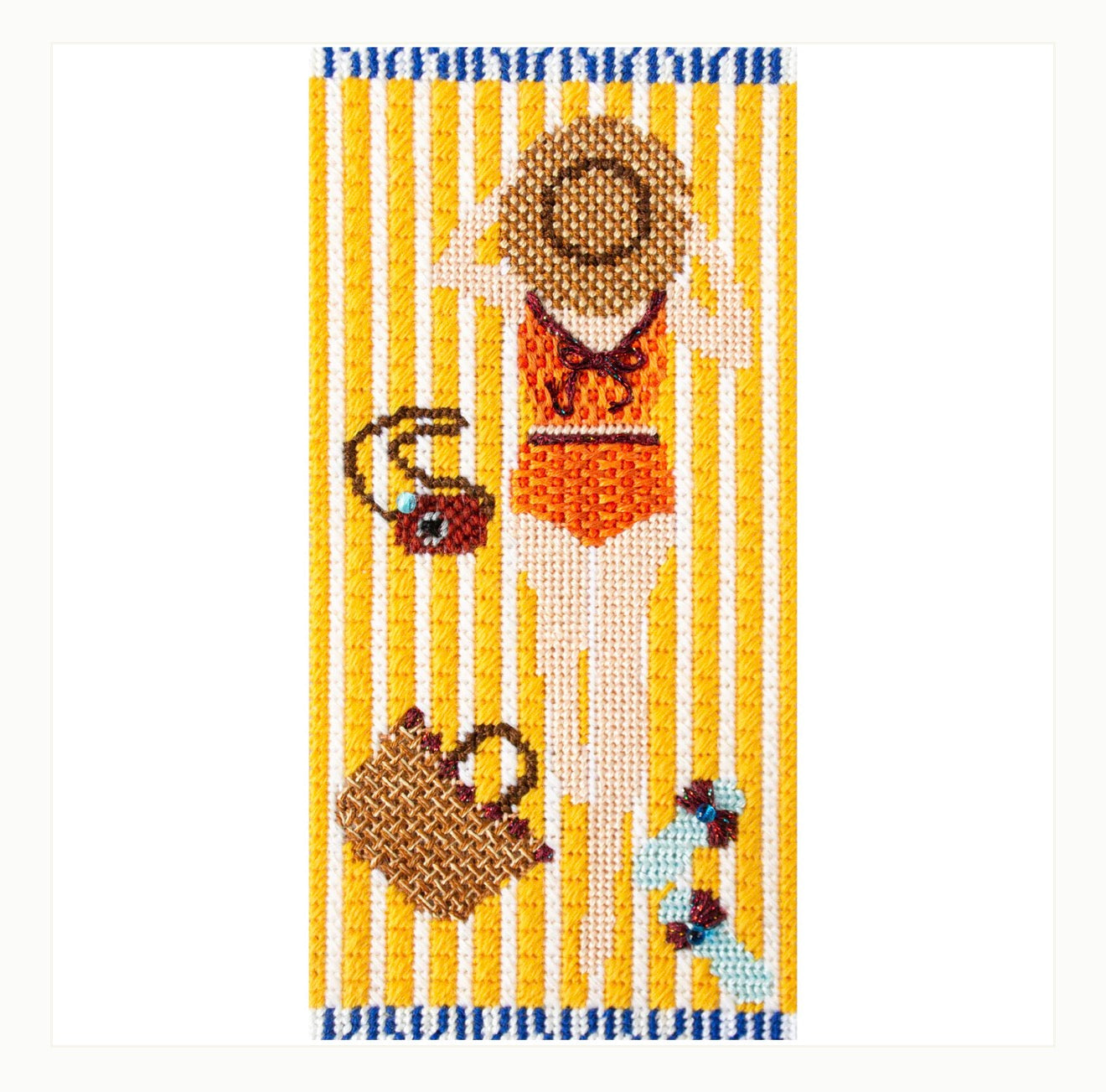 St. Tropez Sunbather | Needlepoint Canvas
