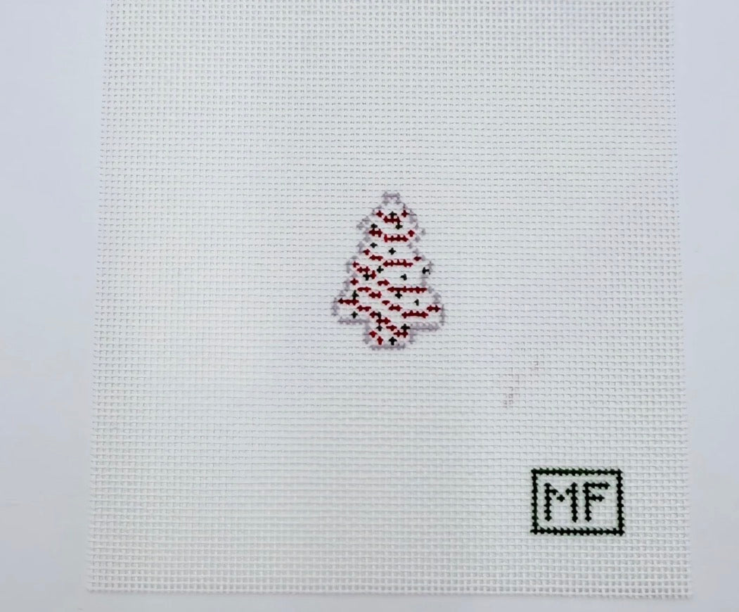 White Christmas Tree | Needlepoint Canvas