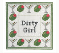 Dirty Girl Coaster | Needlepoint Canvas