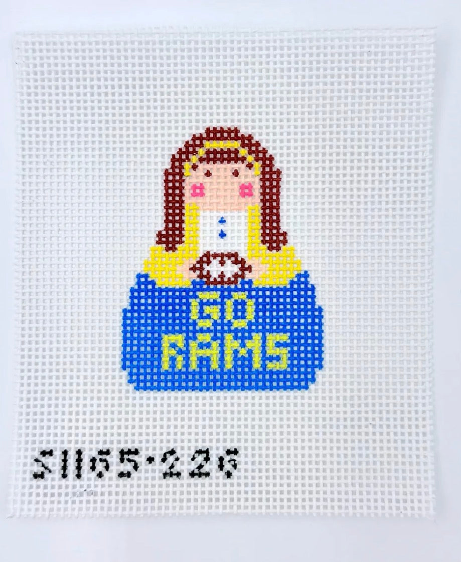 Rams Angel | Needlepoint Canvas