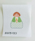 Glass of Champagne Angel | Needlepoint Canvas