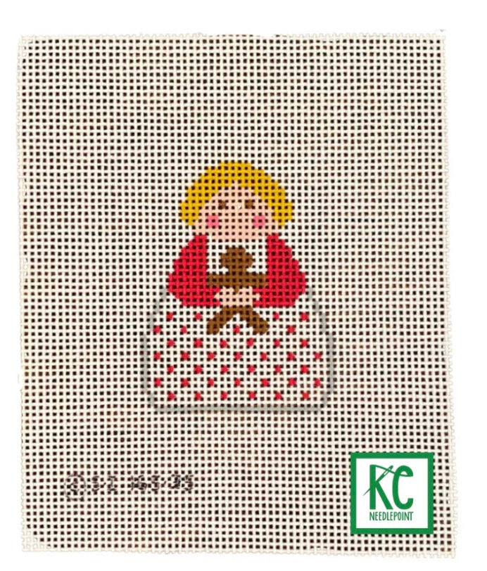 Angel with Gingerbread Man | Needlepoint Canvas