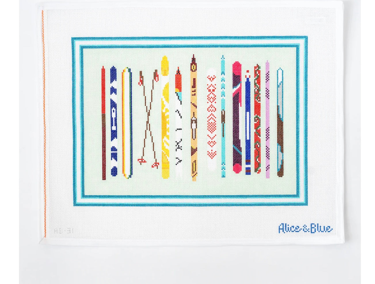 Tips Up | Needlepoint Canvas