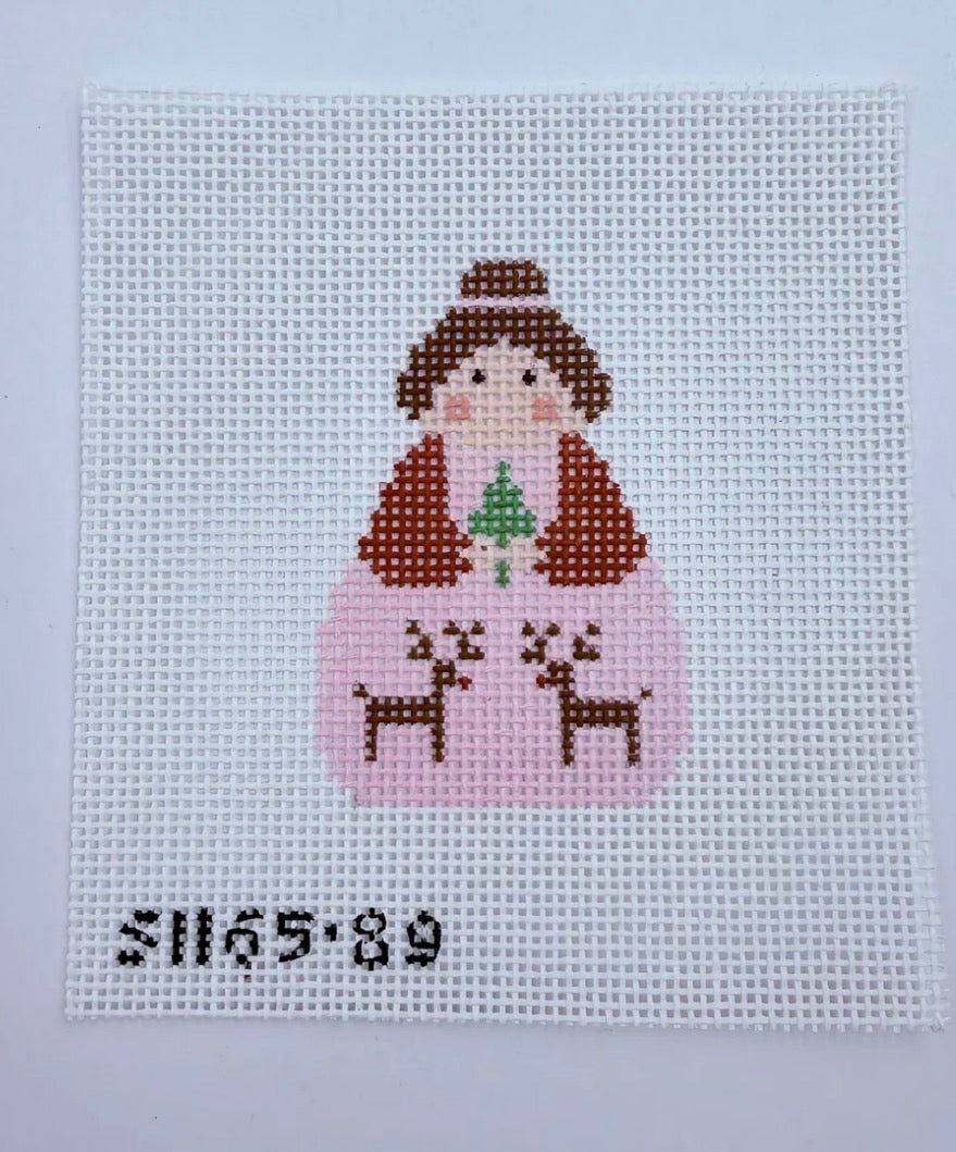 Reindeer Angel | Needlepoint Canvas