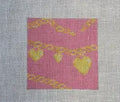 Heart Charm Insert-Pink | Needlepoint Canvas