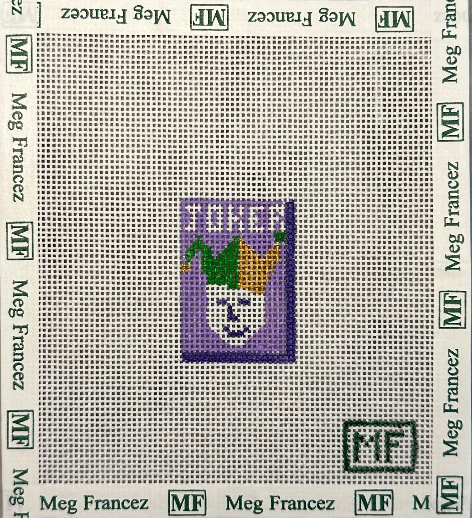 Mahjong Joker Mini needlepoint canvas
