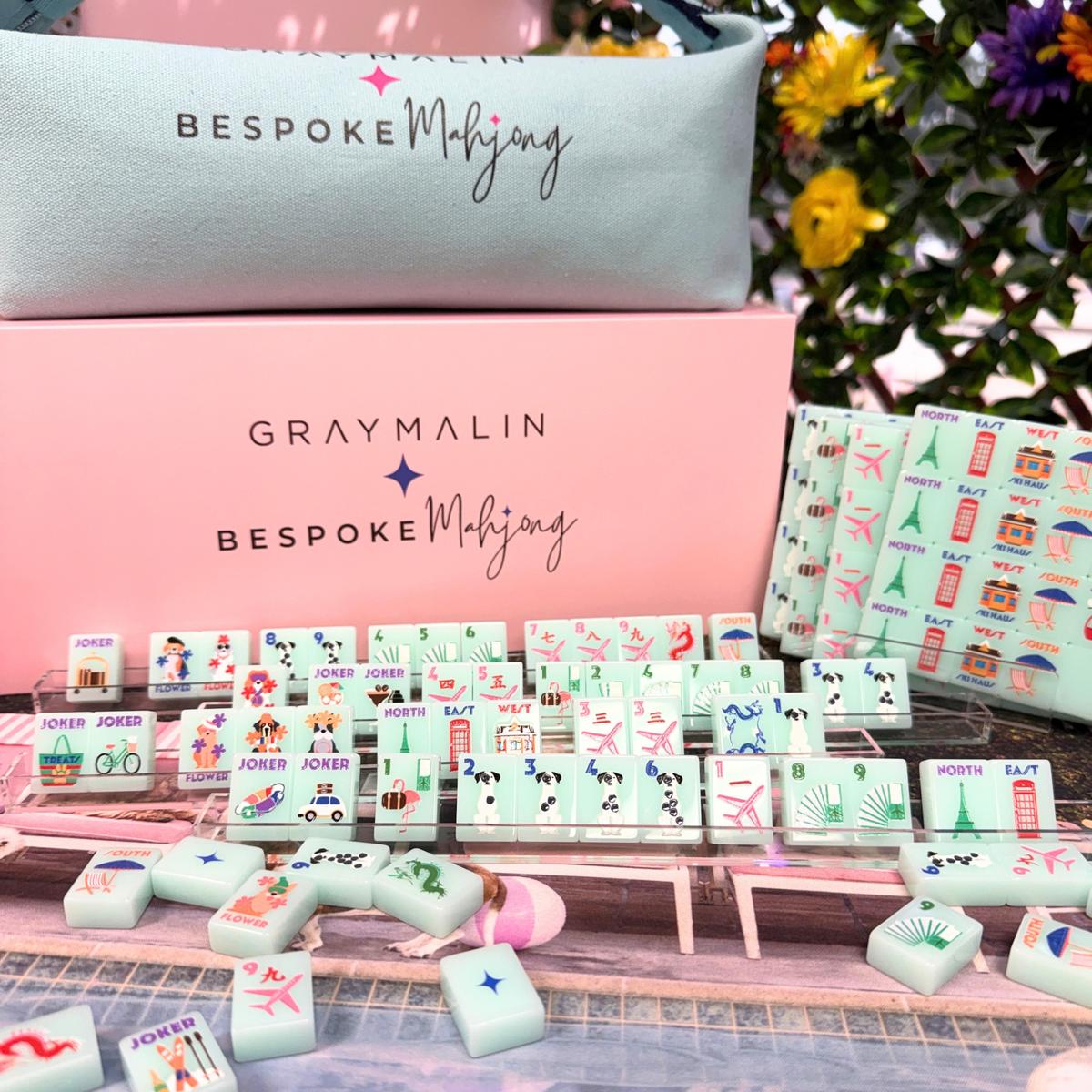 Bespoke X Gray Malin Travel Tiles Kit - Getaway Dogs