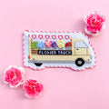 Flower Truck needlepoint canvas by Stitch Style