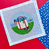 Patriotic Tote Bag Needlepoint Canvas