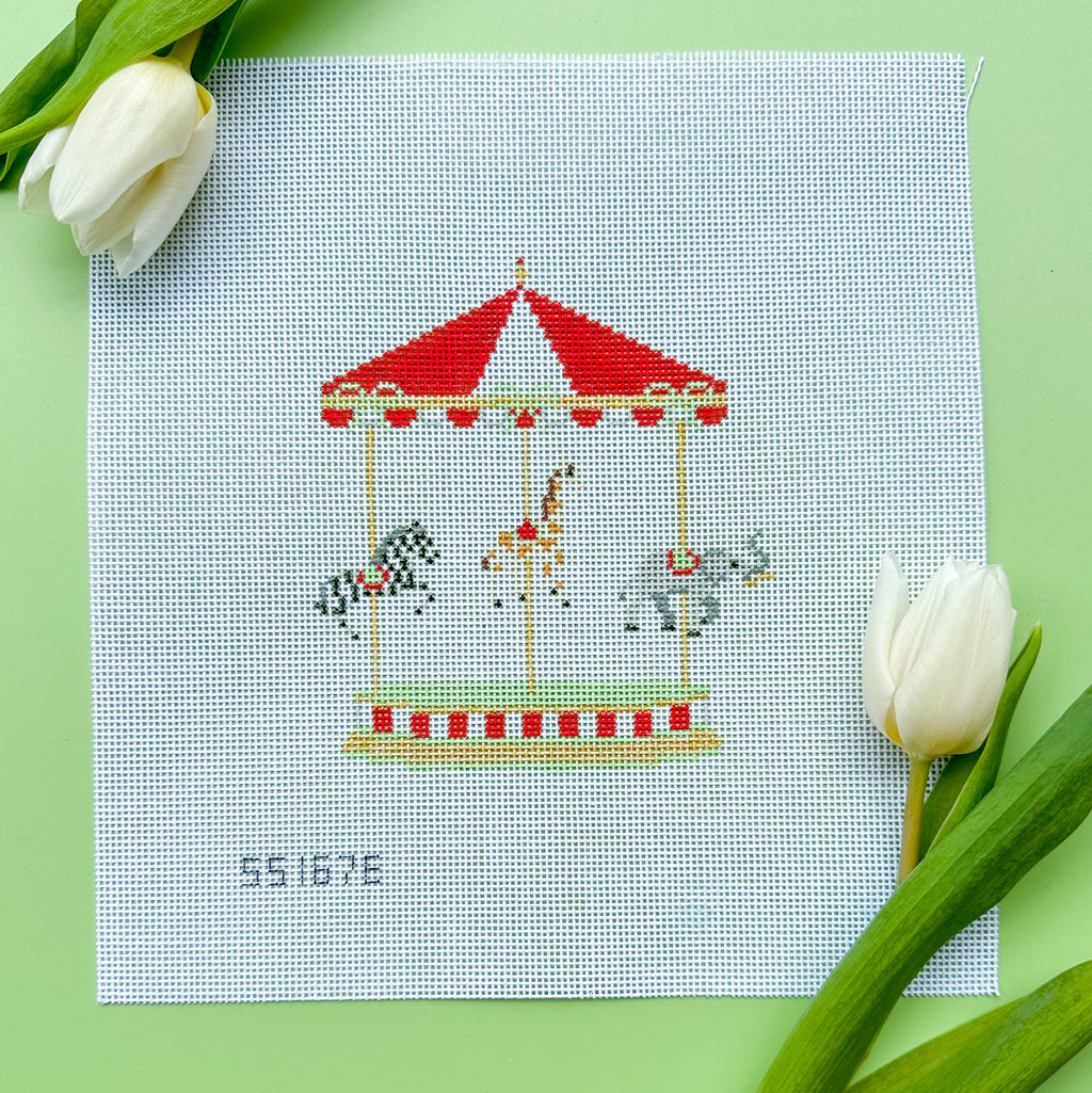 Carousel Series Circus Needlepoint Canvas