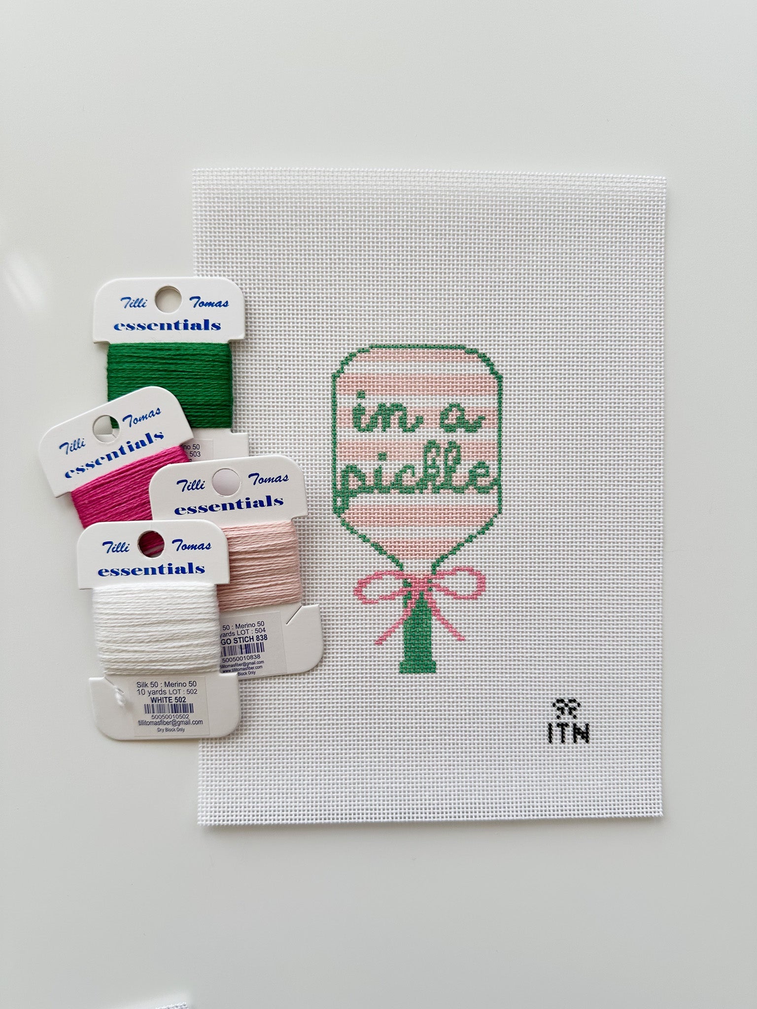 In a Pickle Pickleball Racket canvas detail