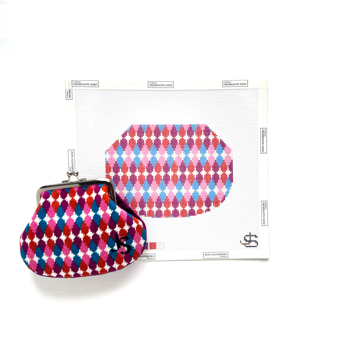 Teardrops Kiss Lock Bag – Bright