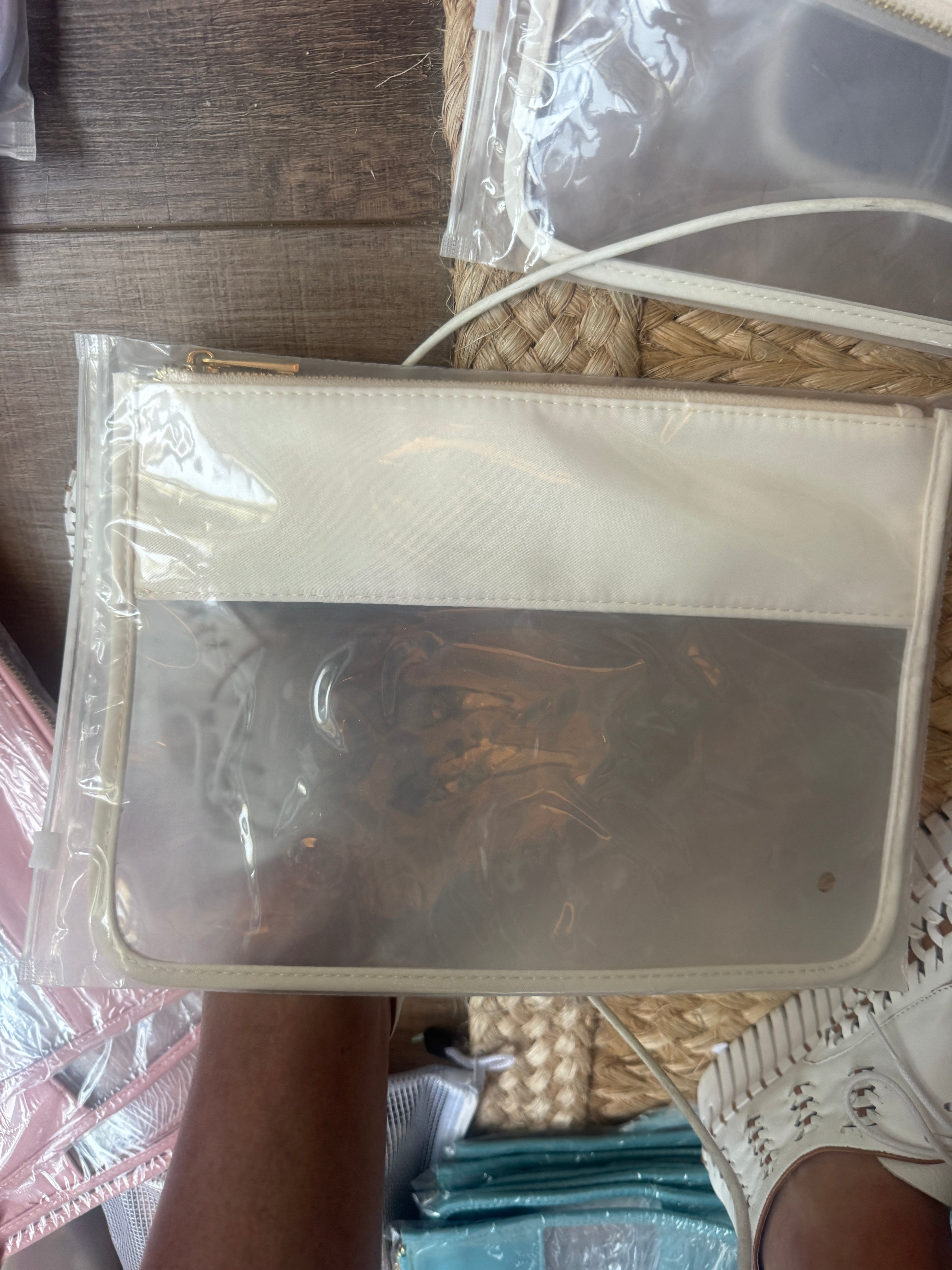 Ivory Banner Project Bag