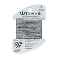Kreinik Kreinik #4 Very Fine Braid 001 Silver needlepoint thread