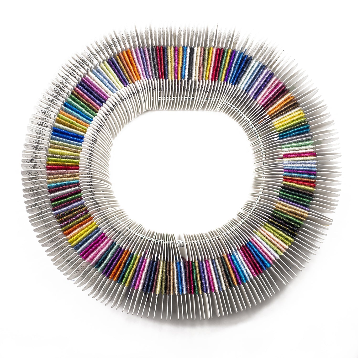 Rainbow Gallery Silk Lamé Braid 18 SL300 White (Glows In Dark) needlepoint thread