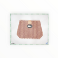 Large Nantucket Basket with Whale needlepoint canvas by Ann Fisher