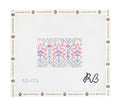 Floral Block Print needlepoint canvas