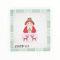 Reindeer Angel needlepoint canvas by KCN Designers