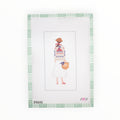 Sailboat Girl needlepoint canvas by Jennifer Vallez Needlepoint