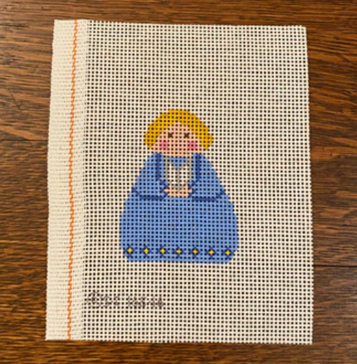Blue Choir Angel | Needlepoint Canvas