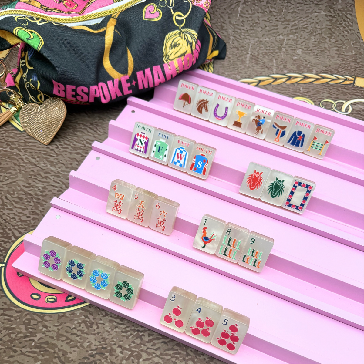 Year of the Horse - Pearl Cream Mahjong Tiles