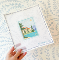 Lake Como Travel Stamp