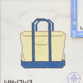 Plain Colored Tote - Blue