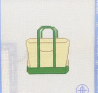 Plain Colored Tote - Green