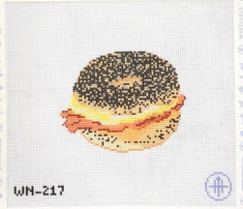Bacon, Egg, and Cheese on a Everything Bagel