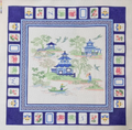 Mahj Mat needlepoint canvas by Maura Nolan Designs
