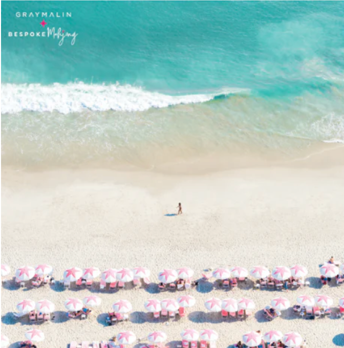 Bespoke X Gray Malin Double-Sided Mat Beach Club Mat