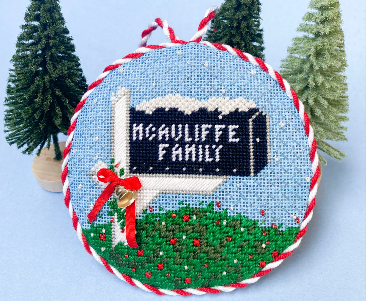 Christmas Mailbox | Needlepoint Canvas
